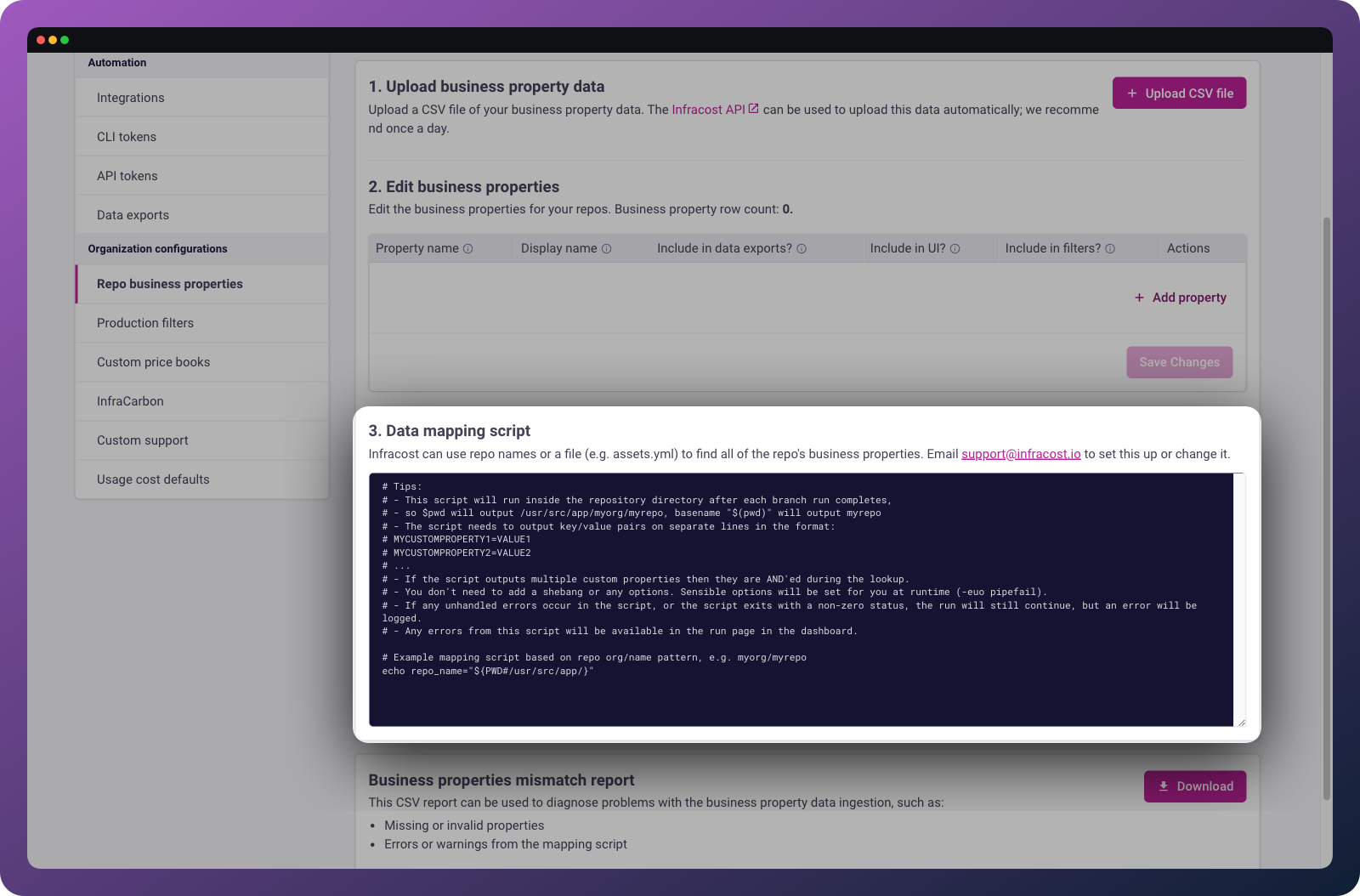 Configure your repo mapping