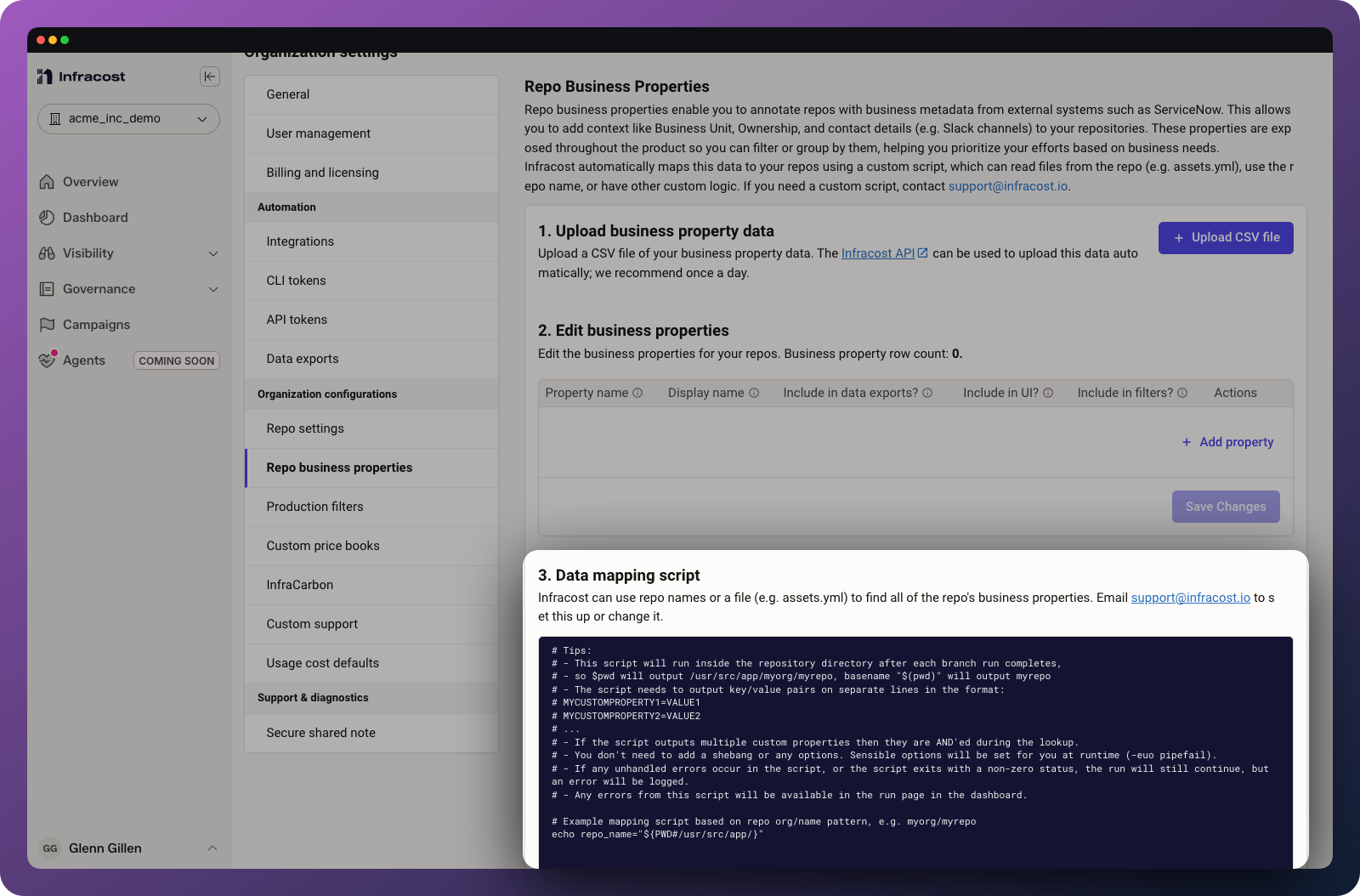 Configure your repo mapping