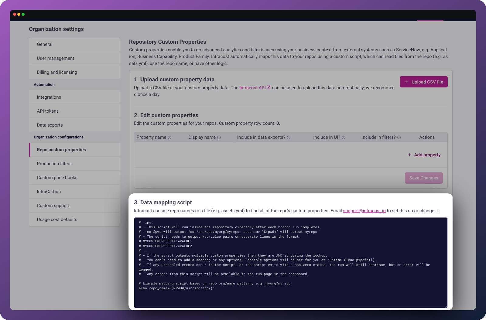 Configure your repo mapping